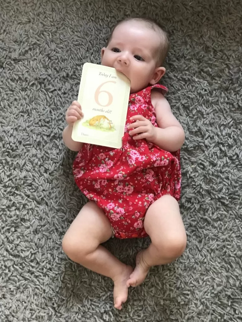 Baby Haylie at 6 months